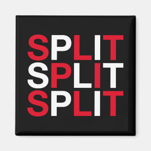 SPLIT kroatische Flagge Magnet