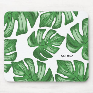 Split Leaf Philodendron Tropical Custom Mousepad