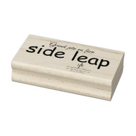 Split Leap Gummistempel