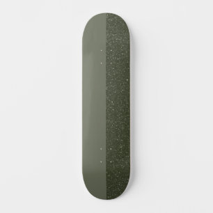 Split Moss Green Skateboard Matte & Textured