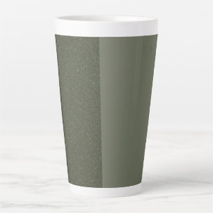 Split Moss Grün Texturierte Latte Tasse