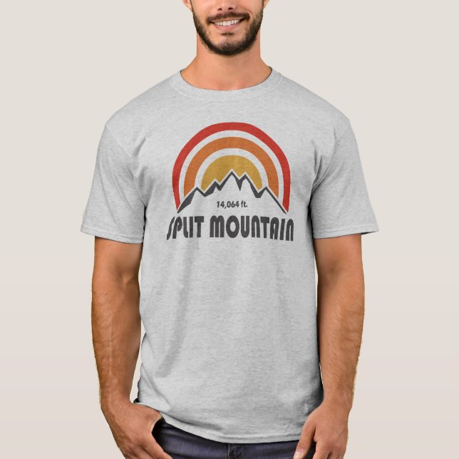 Split Mountain California T-Shirt (Vorderseite)