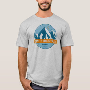 Split Mountain Kalifornien Sterne Mond T-Shirt