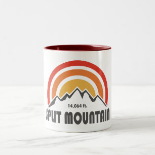 Split Mountain Kalifornien Zweifarbige Tasse