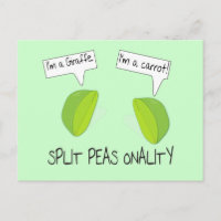 Split Peas Uniality Carte postale