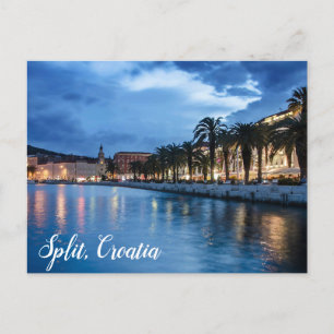 Split promenade en Croatie Carte postale