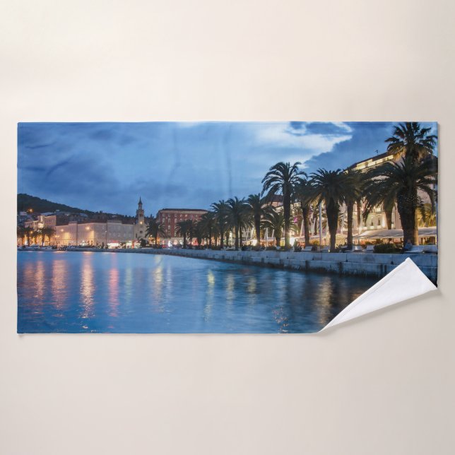Split Promenade in Kroatien Badehandtuch (Badehandtuch)