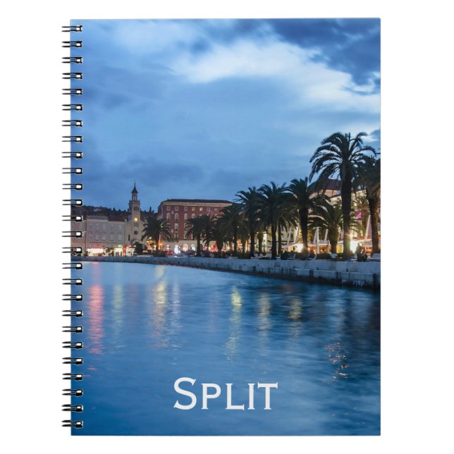 Split Promenade in Kroatien Notizblock (Vorderseite)