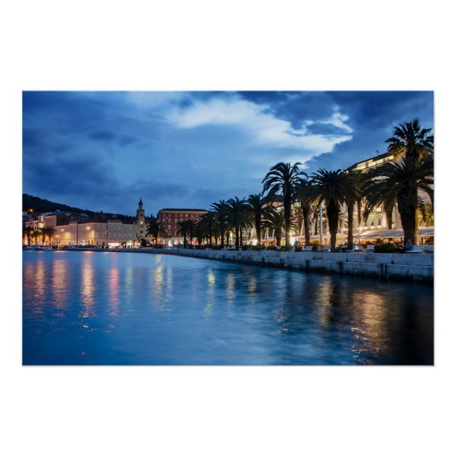 Split Promenade in Kroatien Poster (Vorderseite)