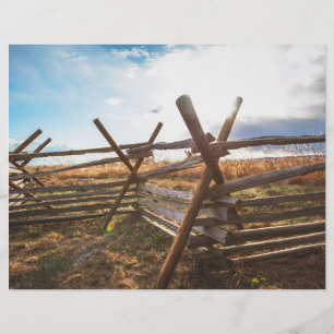 Split Rail Fence at Gettysburg Flyer