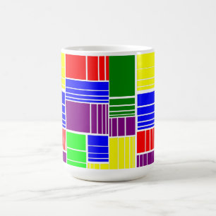 Split Rechtecke Kaffeetasse