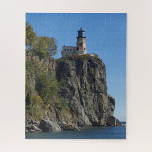Split Rock Leuchtturm vom Strand Jigsaw Puzzle