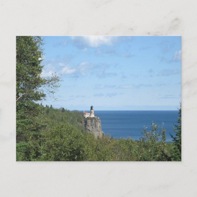 Split Rock Leuchtturm-Zwei Hafen Mn. Postkarte (Vorderseite)