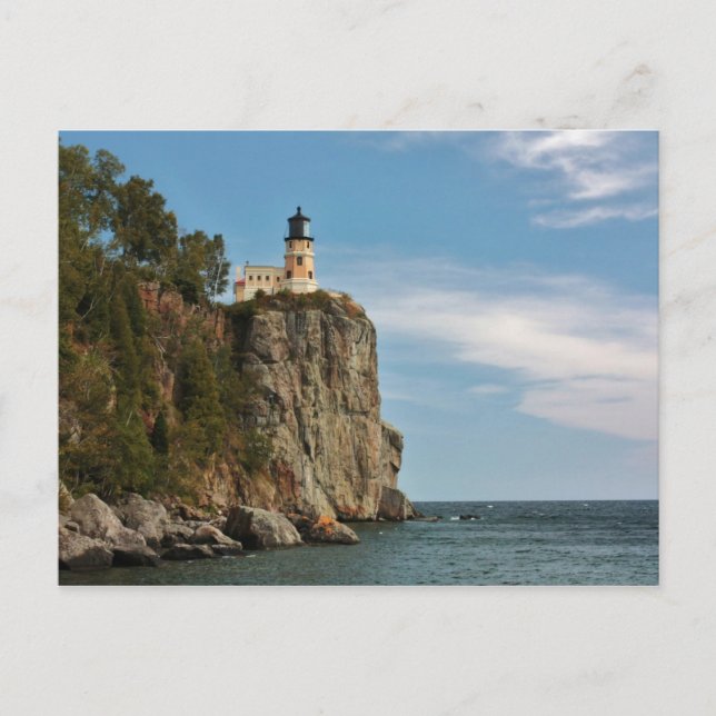 Split Rock Light House Postkarte (Vorderseite)