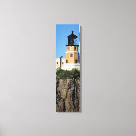 Split Rock Lighthouse Cliffside Vertikale Leinwand