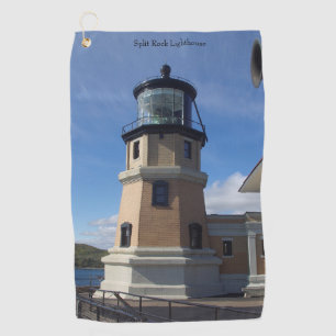 Split Rock Lighthouse Golf Handtuch