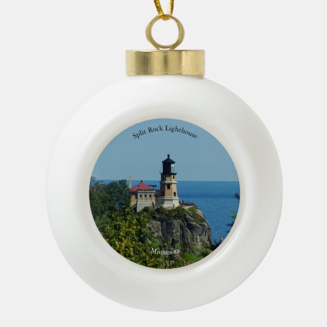 Split Rock Lighthouse Ornament (Vorderseite)