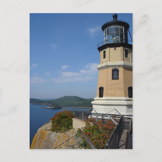 Split Rock Lighthouse Postkarte (Vorderseite)
