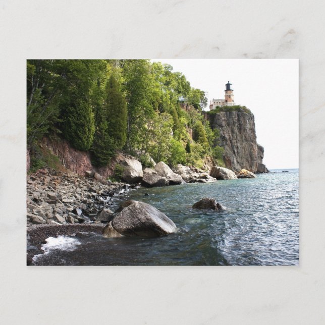 Split Rock Lighthouse Postkarte (Vorderseite)
