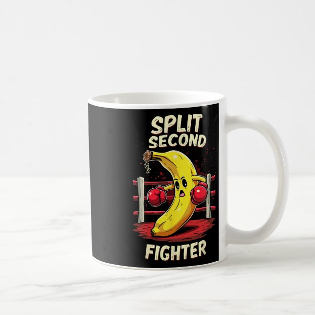 Split Second Fighter Muay Thai Mixed Martial Arts  Kaffeetasse (Rechts)