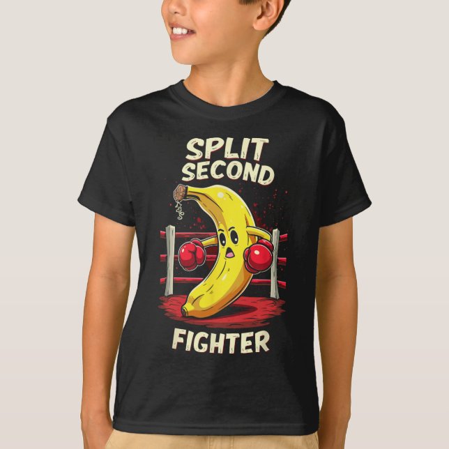 Split Second Fighter Muay Thai Mixed Martial Arts  T-Shirt (Vorderseite)