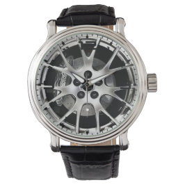 Split Spoke Wheels und Black Brake Men's Watch Armbanduhr