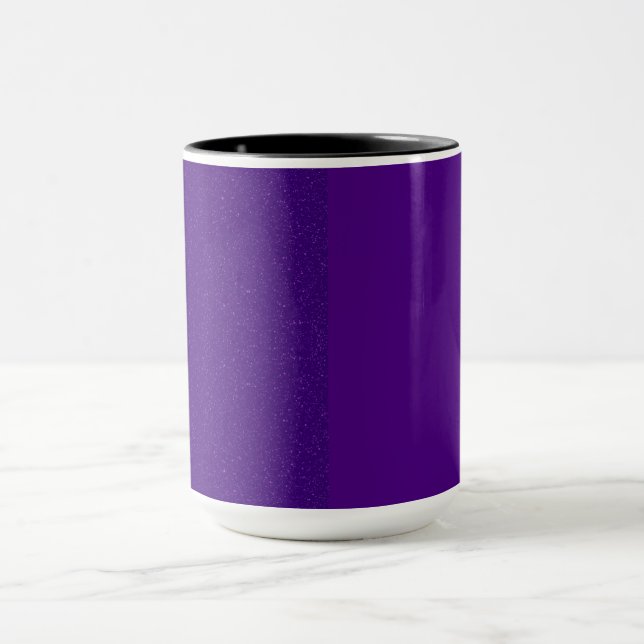 Split Textur Lila Kaffee-Tasse Tasse (Zentrum)