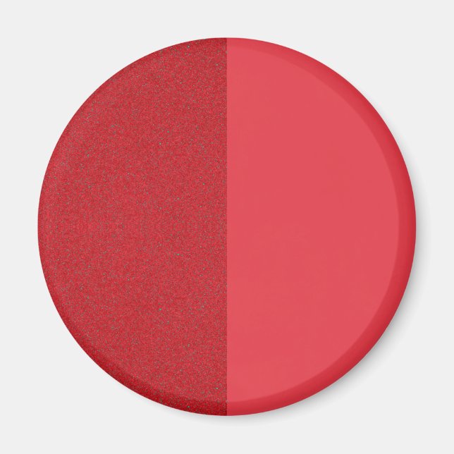 Split-Textur Tomato Roter Kühlschrankmagnet (Vorne)