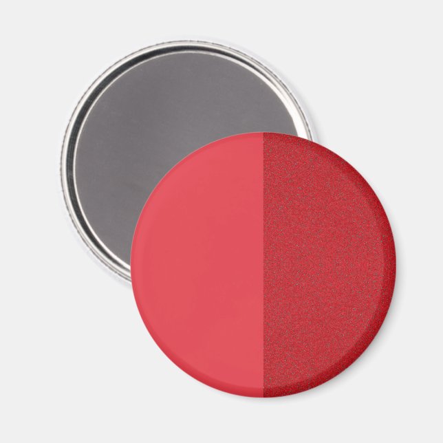 Split-Textur Tomato Roter Kühlschrankmagnet (Vorderseite/Rückseite)
