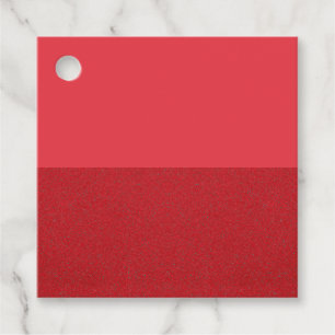 Split-Texture Tomaten-Rot Favor Tags – Anpassbar Geschenkanhänger