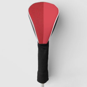 Split Tomato Red Hybrid Golf Head Cover - Custom Headcover