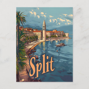 Split Vintage Postkarte