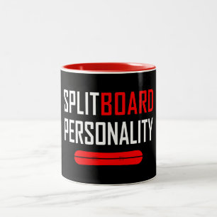 Splitboard-Persönlichkeit Zweifarbige Tasse