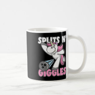 Splits N' Giggles Unicorn Bowling Bowler Kaffeetasse