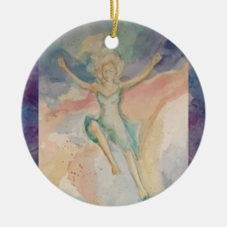 Splitter des Glaubens Jump Frau M Girard Keramik Ornament