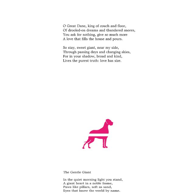 Splitter Deutsche Dogge  Flyer (Von Creator hochgeladen)