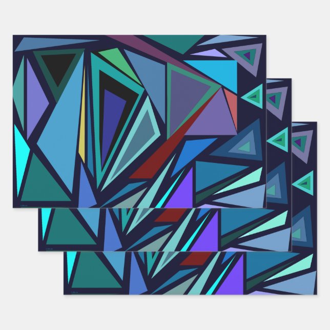 Splitterpapier Geschenkpapier Set (Set)