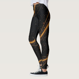 SPNP_Schwarze Sterne Leggings