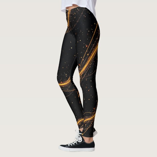 SPNP_Schwarze Sterne Leggings (Links)