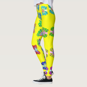SPNP_Yellow Butterfly Leggings