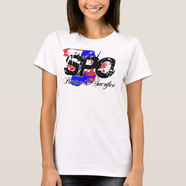 SPO-, Leidenschaft u. Opfer T-Shirt (Vorderseite)