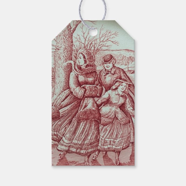 Spode Limited Ed Weihnachtsbild Geschenkanhänger (Vorderseite)