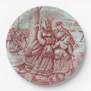 Spode Limited Ed Weihnachtsbild Pappteller