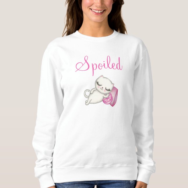 Spoiled Cat T - Shirt (Vorderseite)