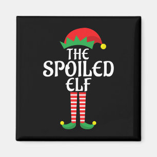 Spoiled Elf Weihnachtsthema Holiday Familie Matchi Magnet