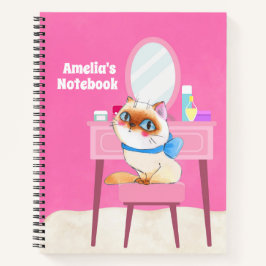 Spoiled Kitty Spiral Notebook Notizbuch