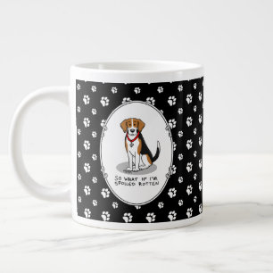 Spoiled Rotten Beagle (Trikolon 3) Hund Funny Jumbo-Tasse