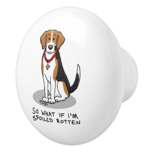 Spoiled Rotten Beagle (Trikolon 3) Hund Funny Keramikknauf