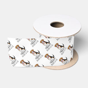 Spoiled Rotten Beagle (Trikolon 3) Hund Funny Satinband