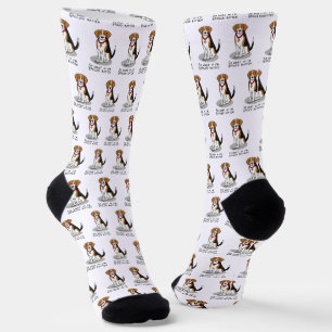 Spoiled Rotten Beagle (Trikolon 3) Hund Funny Socken